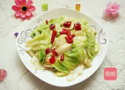 Illustration of how to make stir-fried cabbage 10