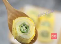 How to make nutritious okra mashed potato egg rolls together with illustrations 10