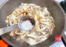 Illustration of how to make stir-fried oyster mushrooms 8