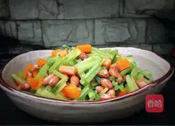 Illustration of how to mix celery and flower kernels 16