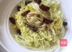 Illustration of how to make cold cabbage 5