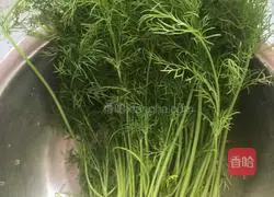 Illustration of how to make fennel broad beans 1