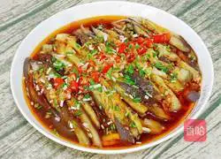 Illustration of how to make cold eggplant 12