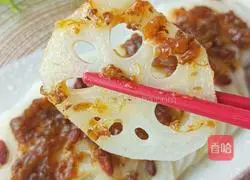 Illustration of how to make osmanthus and lotus root slices 9