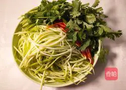 Illustration of how to make melon and red pepper 2