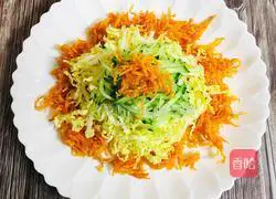 Illustration of how to make three shredded cold dishes 11