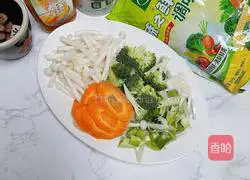 Illustration of how to stir-fry seasonal vegetables 1