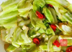 Illustration of how to make simple and delicious hand-shredded cabbage without lard and MSG 5