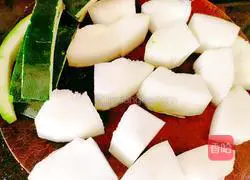 Illustration of braised winter melon 2