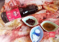 Illustration of how to make cold yuba 2