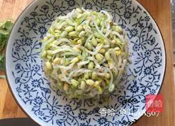 Illustration of how to make cold bean sprouts 4