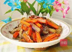 Illustration of how to make eggplant and carrots 15