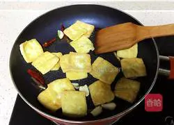 Illustration of how to make pan-fried tofu 7