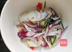 Illustration of how to make cold vegetarian chicken 4