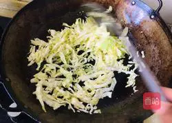 Illustration of how to make lotus white fried crystal vermicelli 3