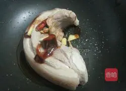 Illustration of how to make white cut meat 2