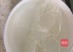 Illustration of how to make vermicelli tofu and baby vegetables 4