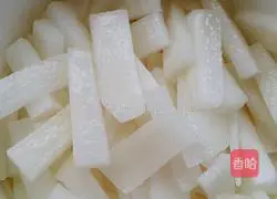 Illustration of how to make sweet and sour crispy radish 3