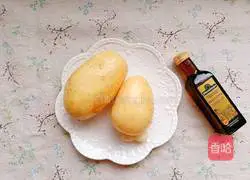 Illustration of how to make vinegared potato shreds 1