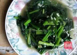 Illustration of how to make light spinach 4