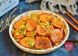 Illustration of how to make king oyster mushrooms with oyster sauce sauce 8