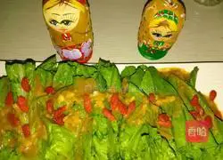 Illustration of how to make cold lettuce leaves 11