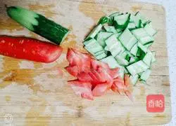 Wood fungus Illustration of how to make fried cucumber 3