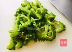 Illustration of how to make cold bitter melon 2