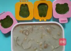 Illustration of how to make two-color meat jelly 7