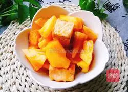 Illustration of how to make pineapple sweet tofu 15