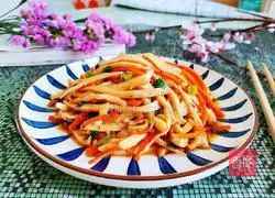 Illustration of how to make cold shredded king oyster mushrooms 17