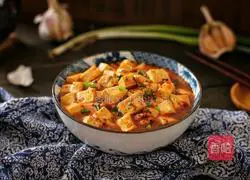 Illustration of home-style spicy tofu 15