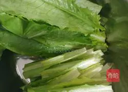 Super fast 3-minute garlic lettuce Illustration of how to do it 1