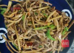 Illustration of how to make spicy tea tree mushrooms 8