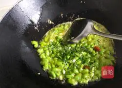Illustration of how to make fried kelp with edamame rice 7