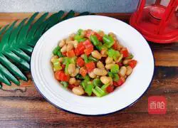 Illustration of how to make cold celery and peanuts 6