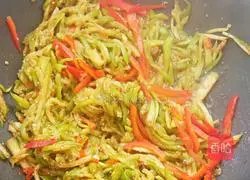 Illustration of how to make stir-fried eggplant shreds 9