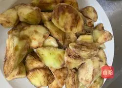 Illustration of braised eggplant (home cooking) 5