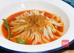 Illustration of how to make spicy chrysanthemum mushrooms 9