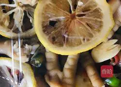 Internet celebrity lemon chicken feet recipe illustration 9
