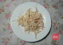 Illustration of how to make spring bamboo shoots with shredded chicken 2