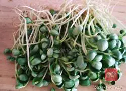 Illustration of oil-consuming fried bean sprouts 1