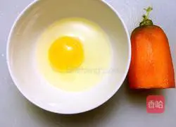 Illustration of how to make scrambled eggs with carrots 1