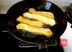 Illustration of homemade fried dough sticks 11