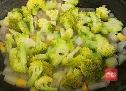 Potatoes and sweet potatoes Illustration of how to stir-fry broccoli 12