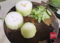 Illustration of how to make fried winter melon 1