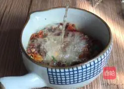 Illustration of how to make preserved egg tofu 4