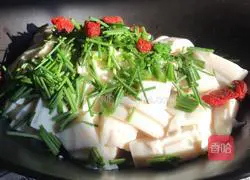 How to mix green onions with tofu Illustration 4