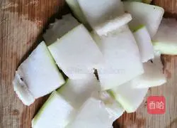 Illustration of how to make braised winter melon 1