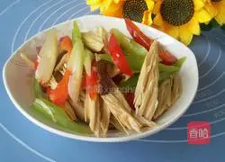 Recipe for cold celery and yuba Illustration 9